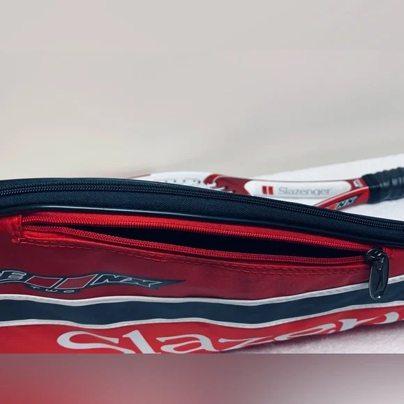 Pristine SLAZENGER TYPE TWO NK Tennis Racket w/ Racquet Cover + NEW Comfort Grip - Picture 11 of 13